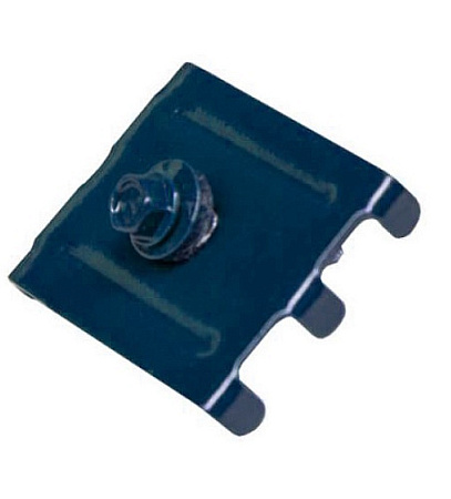 Крепление скоба RAL 5005 (БЕЗ САМОРЕЗА)