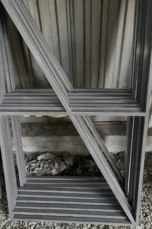 Калитка к 3D забору, 1,5м*1м, серый грунт под покраску