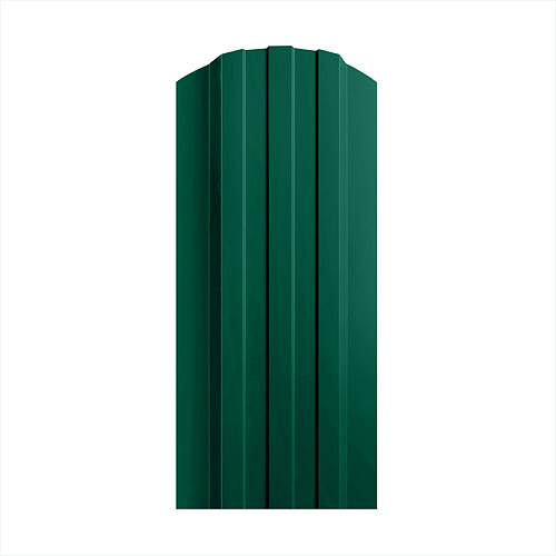 Штакетник металлический Style фигурный рез двухсторонний ( RAL 6005 )